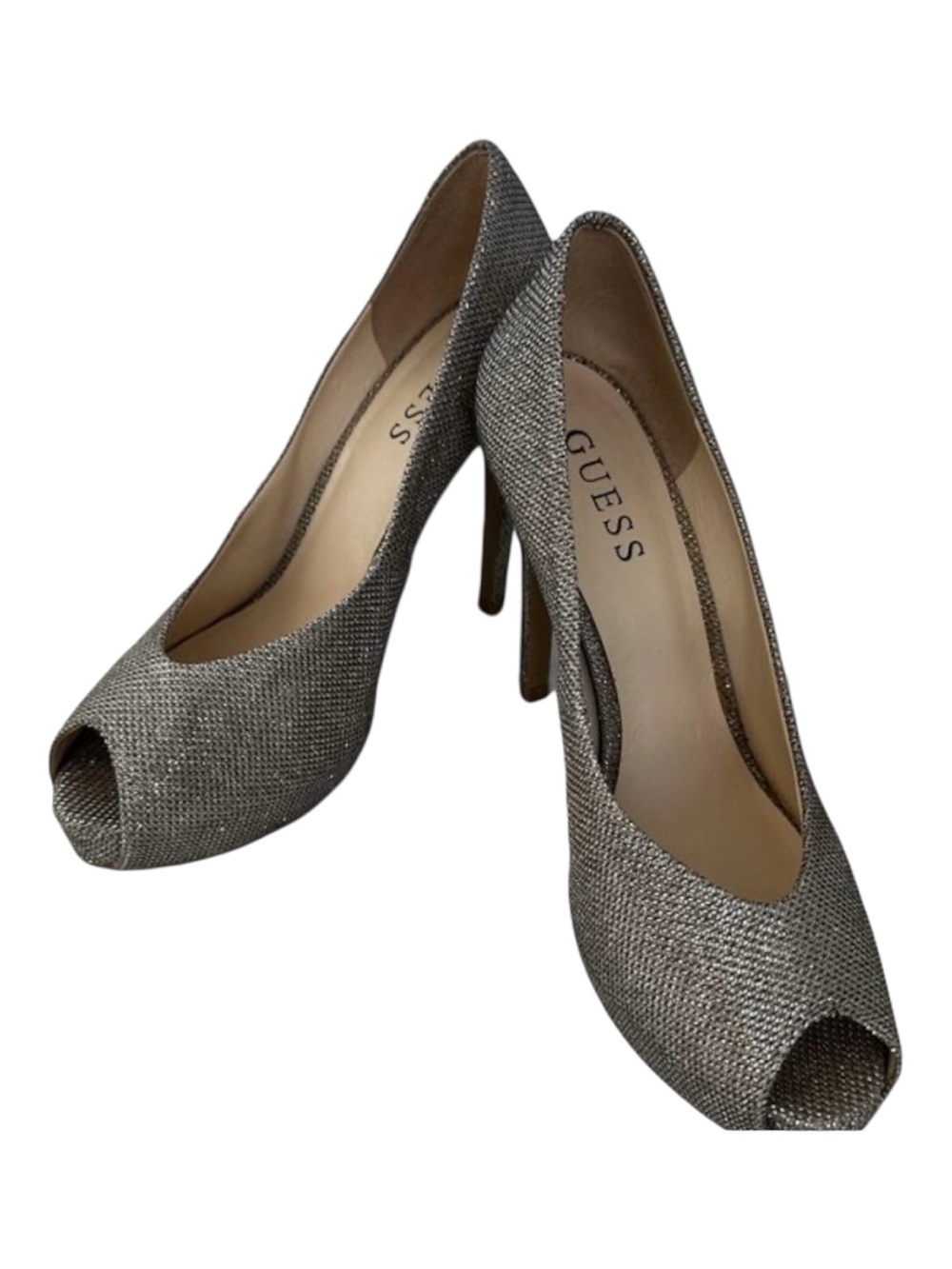 Guess | Metallic Platform Evening Shoes Sz 7